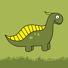 A fabulous dinosaur for children