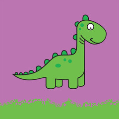 A wonderful dinosaur for children