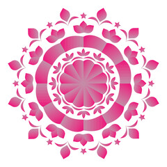 abstract background with mandala art design