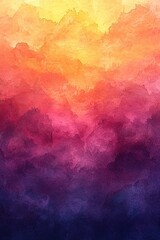 Obraz premium A vibrant gradient of colors resembling a sunset, evoking a serene and artistic atmosphere.