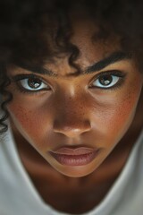 Woman with Freckles