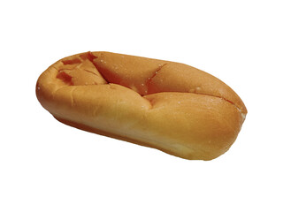 Long Roll Loaf Bread isolated on transparent background