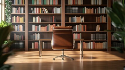 Professional Office Background for Business Meetings and Zoom Calls