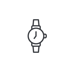 Wristwatch line icon