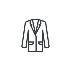 Blazer jacket line icon