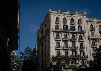 Obraz premium Barcelona Building in a sunny day 