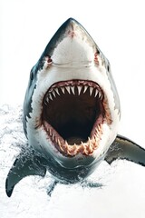 Naklejka premium Shark Mouth Open