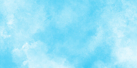Abstract blue watercolor background,Hand painted abstract soft sky blue watercolor sky and clouds,Soft cloud in the sky background blue tone for wallpaper,white background .Background with clouds,