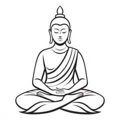 silhouette of buddha