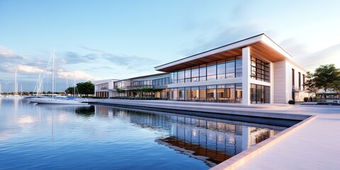 Fototapeta premium yacht club -
