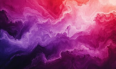 Naklejka premium Psychedelic red violet gradient background, dim contrasts texture, web banner, minimalist style, Generative AI