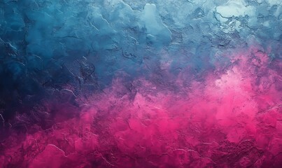 Fototapeta premium Retro blue magenta gradient background, smooth edges texture, mobile banner, copy space included, Generative AI