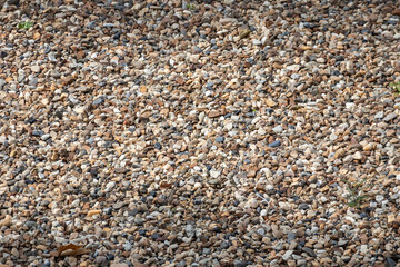 Abstract many small stone texture surface background