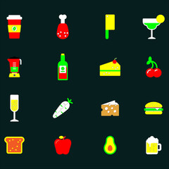 food and drink icons