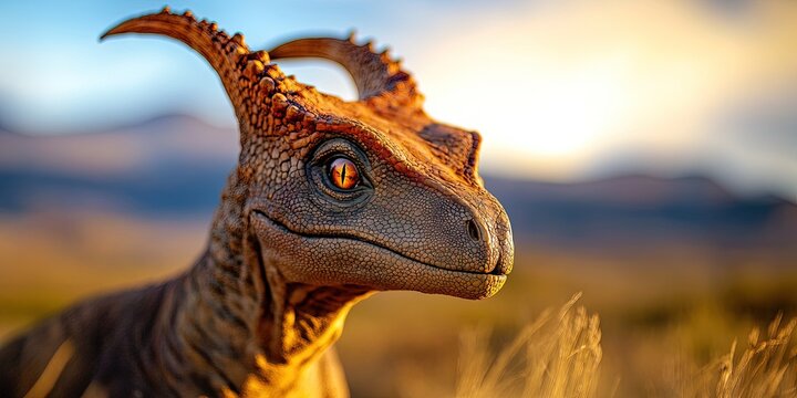 parasaurolophus in nature