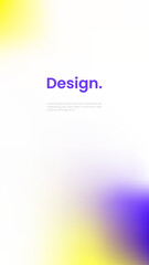 Minimal vertical background for social media. Simple stories template.