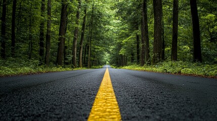 Obraz premium _road_in_the_middle_of_a_forest