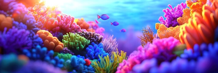 2D animation great barrier reef 