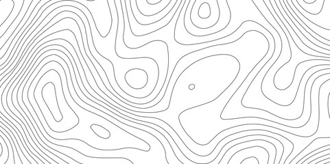 Abstract Blank Detailed Topographic Contour Map Subtle White Vector Background, Topography map art curve drawing. geographic contour map paper texture,paper texture Imitation of a geographical map sha