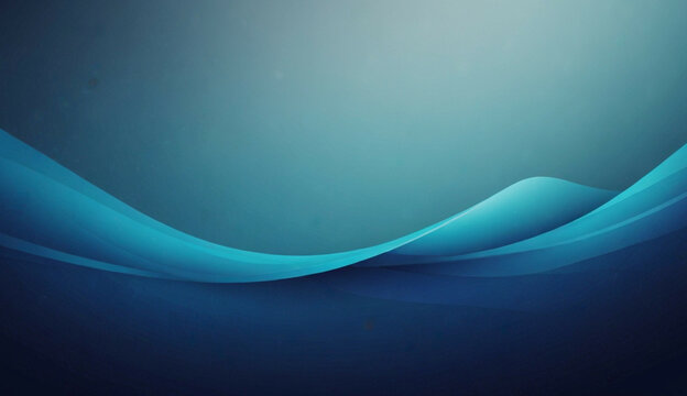 blue abstract waves Generative AI
