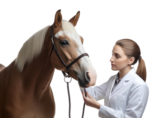 PNG Veterinarian horse mammal animal.