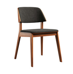 Fototapeta premium Wooden minimalist chair, PNG transparent