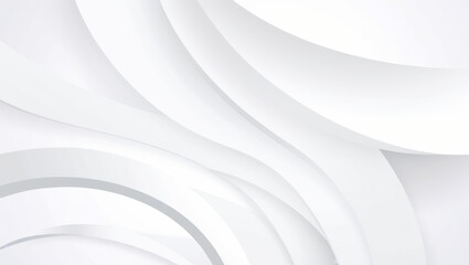 Minimalistic White Waves Creating Visual Serenity.