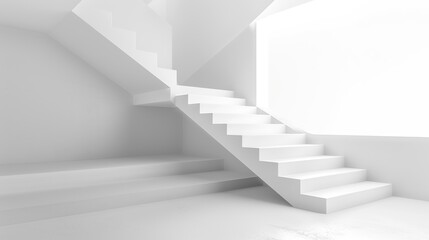 Obraz premium Decent staircase design in home 