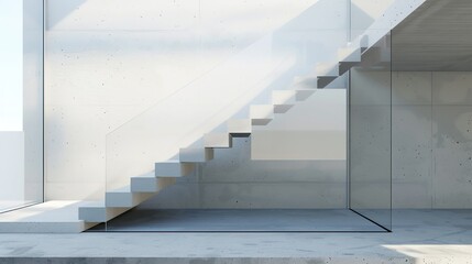 Obraz premium Decent staircase design in home 