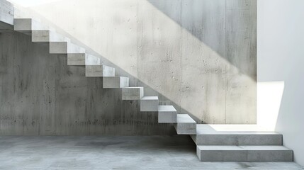 Naklejka premium Decent staircase design in home 