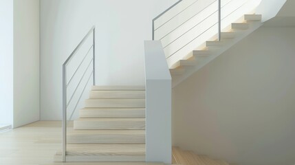 Beautiful staircase design in home interior 