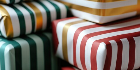 Wrapped Presents Stack