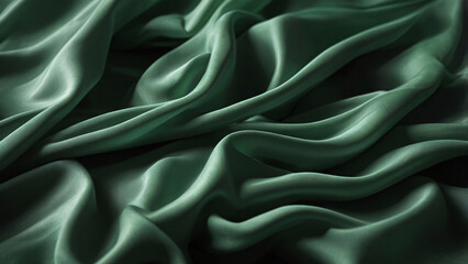 Fototapeta premium Premium Sage Green Satin Silk for Wedding Drapes Couture Gowns and Luxe Fashion Accessories