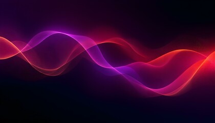 Abstract Blurred Gradient Background with Dark Purple, Orange, and Red Waves for Modern Design Projects. Dark grainy color gradient wave background, colors banner poster design