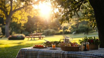 Obraz premium picnic in the park