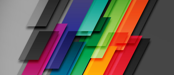 Color gradient abstract background with dynamic wave line effect