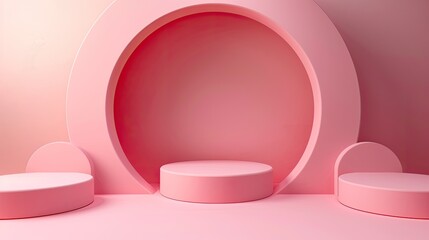 Abstract minimalist background design, 3d render 