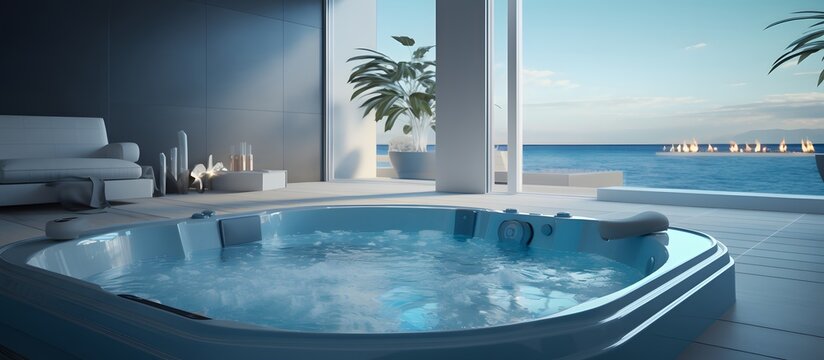 bathtub or pool with jacuzzi