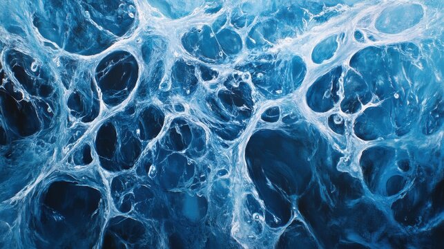 blue plexus background - Powered by Adobe