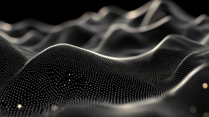 Technology Particle Abstract Background