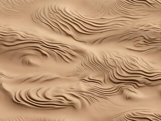 Fototapeta premium Abstract image of beige, swirling patterns resembling sand dunes or clay textures