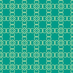 Seamless geometric pattern of flat simple elements in Asian style. Digital illustration for wallpaper, textile, scrapbooking paper, wrapping paper, etc.