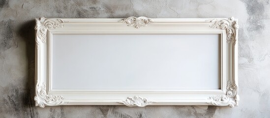 Elegant vintage plaster frame for photos and mirrors perfect for enhancing home decor and showcasing artistic displays