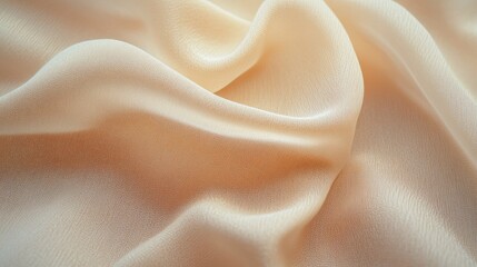 Obraz premium Satin fabric draping softly showcasing smooth textures and elegant sheen for high-quality textile and fashion visuals