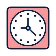 Get this amazing icon of wall clock in modern
