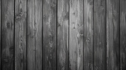 Naklejka premium Gray Weathered Wooden Plank Background with Rustic Texture for Design and Decor Use