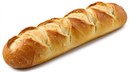 Artisan Baguette with Golden Crust and Airy Gluten Structure Perfect for Gourmet Sandwiches and Bread Baskets