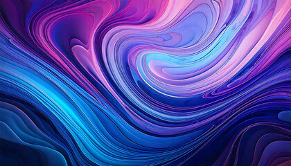 Obraz premium vibrant, royalty-free abstract background with swirling gradients of blue and purple