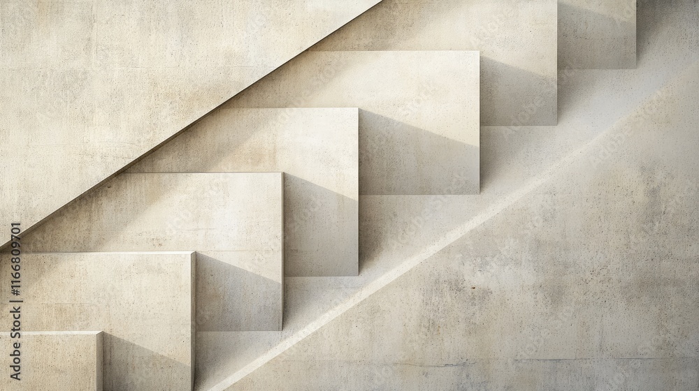 Poster elegant geometric abstraction background with textured stairs ideal for website and digital design a