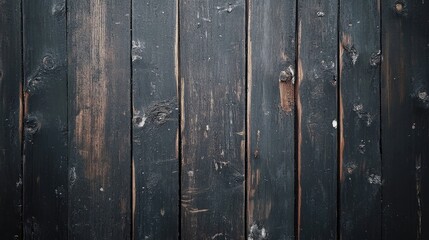 Fototapeta premium Rustic Dark Gray Wooden Plank Background Textured Surface for Vintage and Natural Design Projects